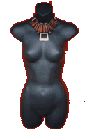 indijoov handmade jewelry on a mannequin 